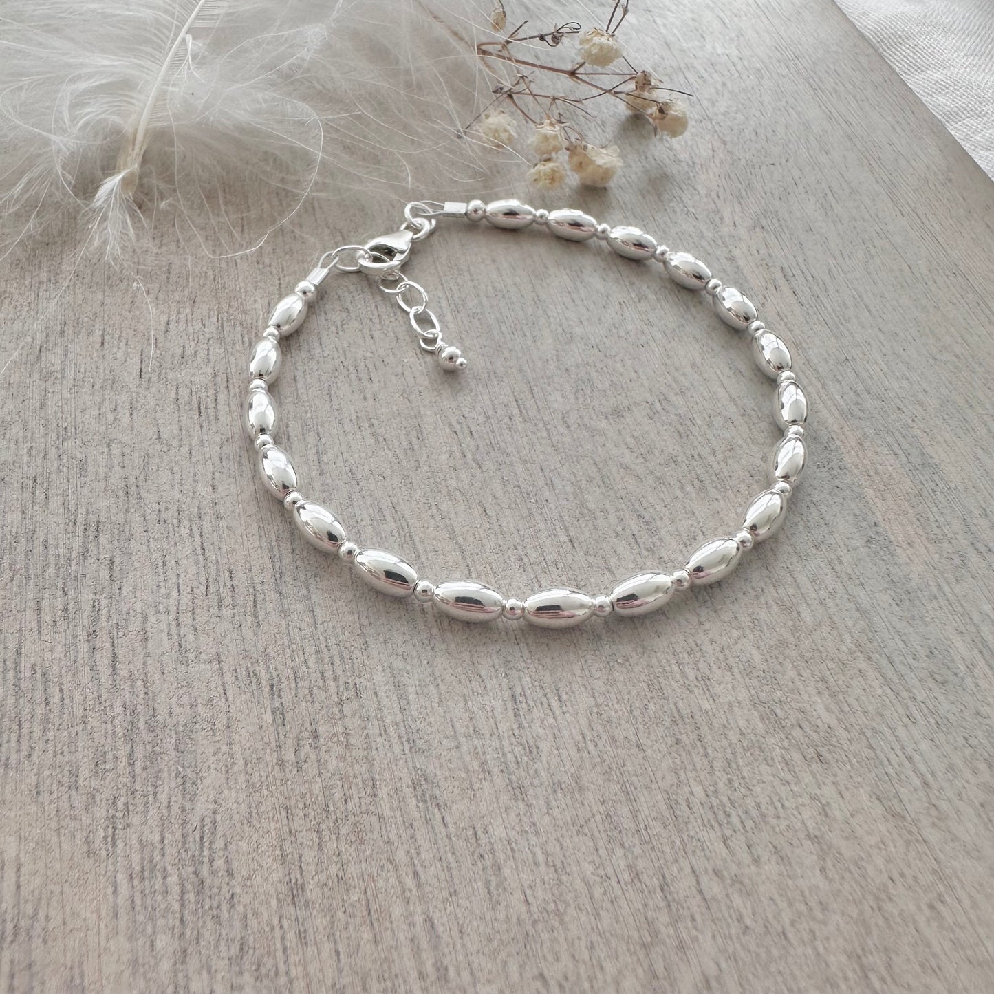 Silver Bracelet For Woman, Layering bracelets