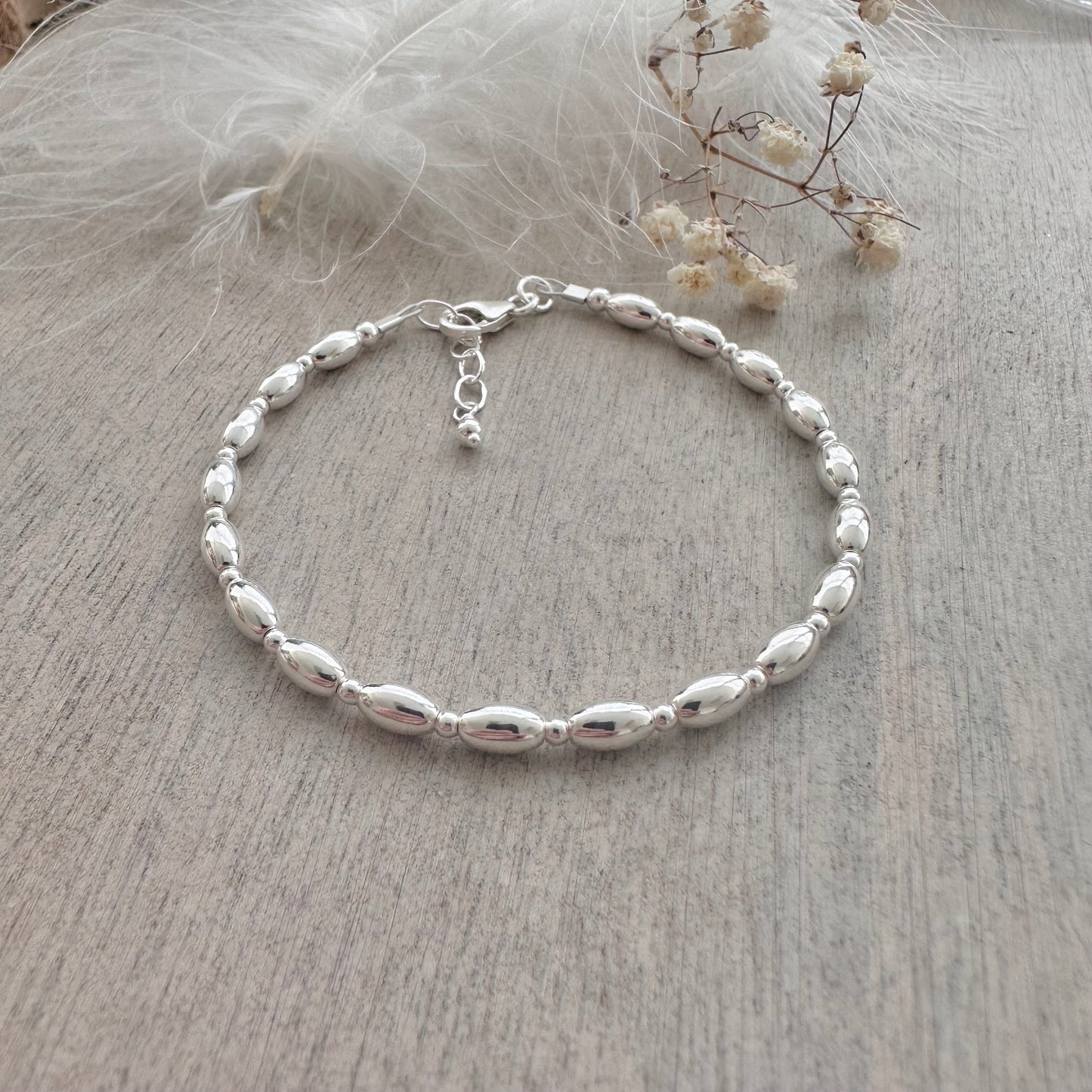 Silver Bracelet For Woman, Layering bracelets