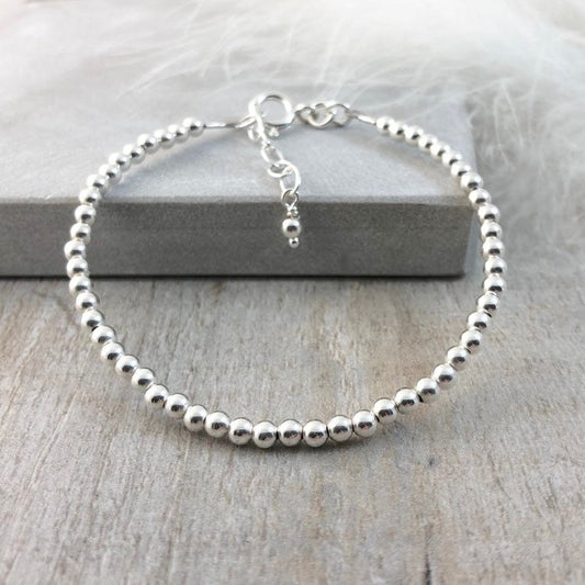 Sterling Silver Bracelet, Dainty Silver Jewellery