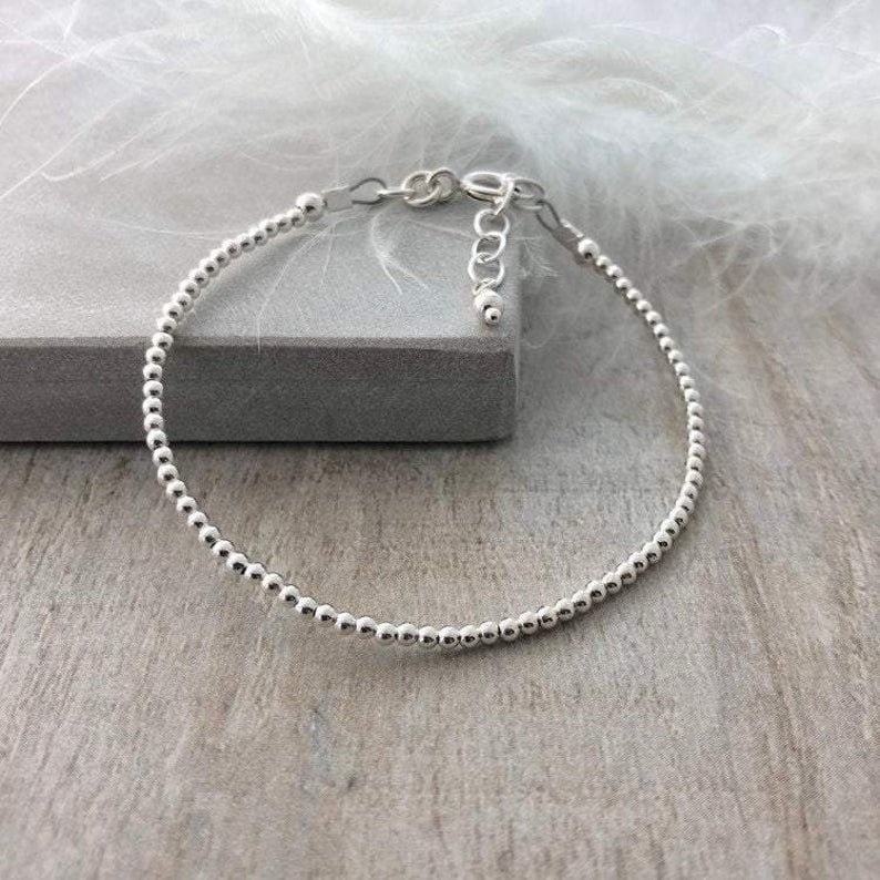 Silver Bracelet, Dainty Stacking Bracelet