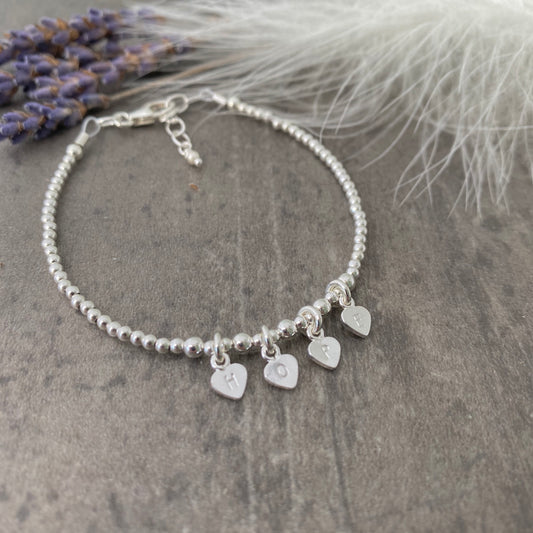 Sterling silver HOPE Bracelet, Personalised Word Bracelet