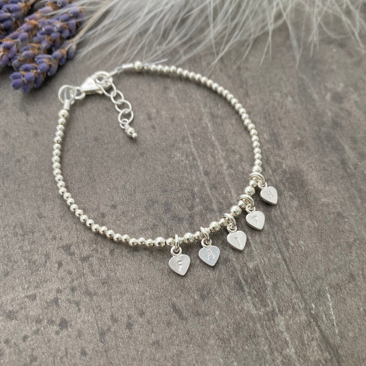 Dainty FAITH Bracelet in Sterling Silver, Faith Sterling Silver Jewellery