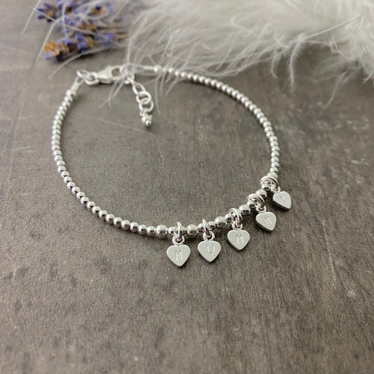 Dainty Mummy Charm Bracelet, Mothers Day Gift