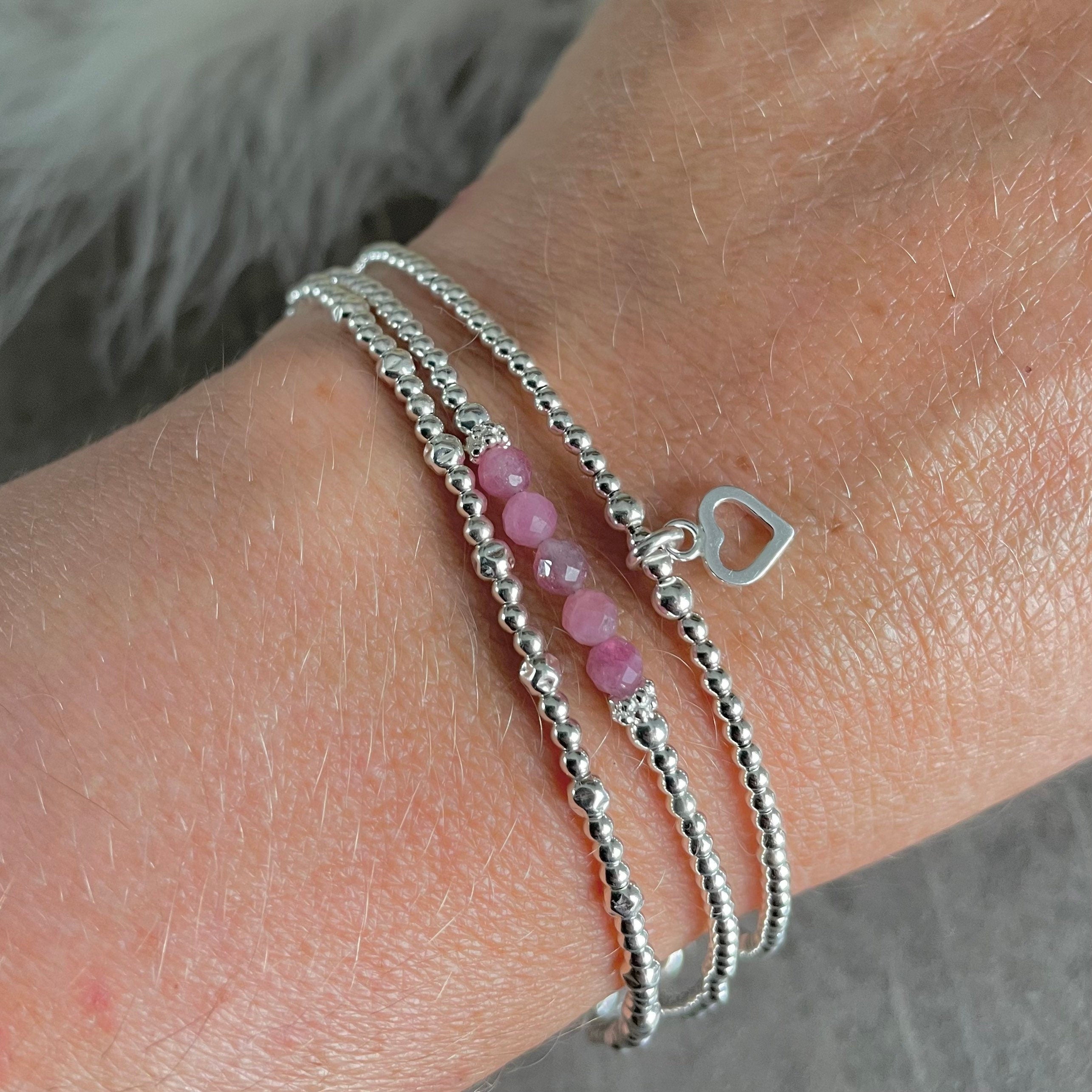 Natural Pink fashion Tourmaline Bracelet-Brilliant Oval Cut Jewelry-Engagement Pink Tourmaline Tennis Bracelet-925 Sterling Silvr-October Birthstone