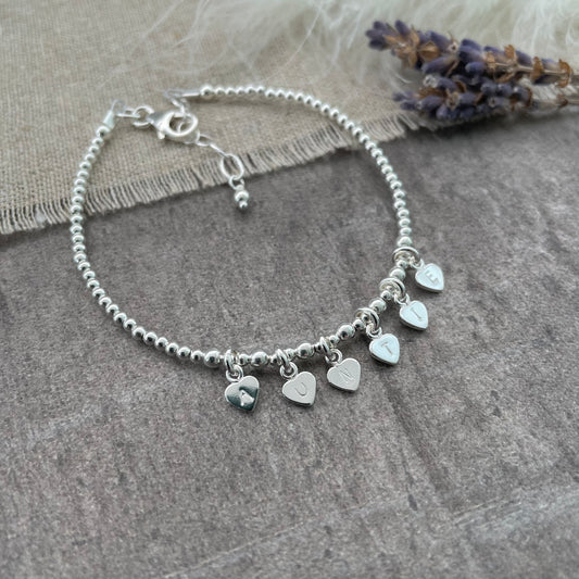 Dainty Auntie Charm Bracelet, Auntie Gift