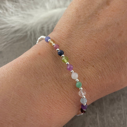 Family Birthstones Bracelet for Mum, Childrens birthstones