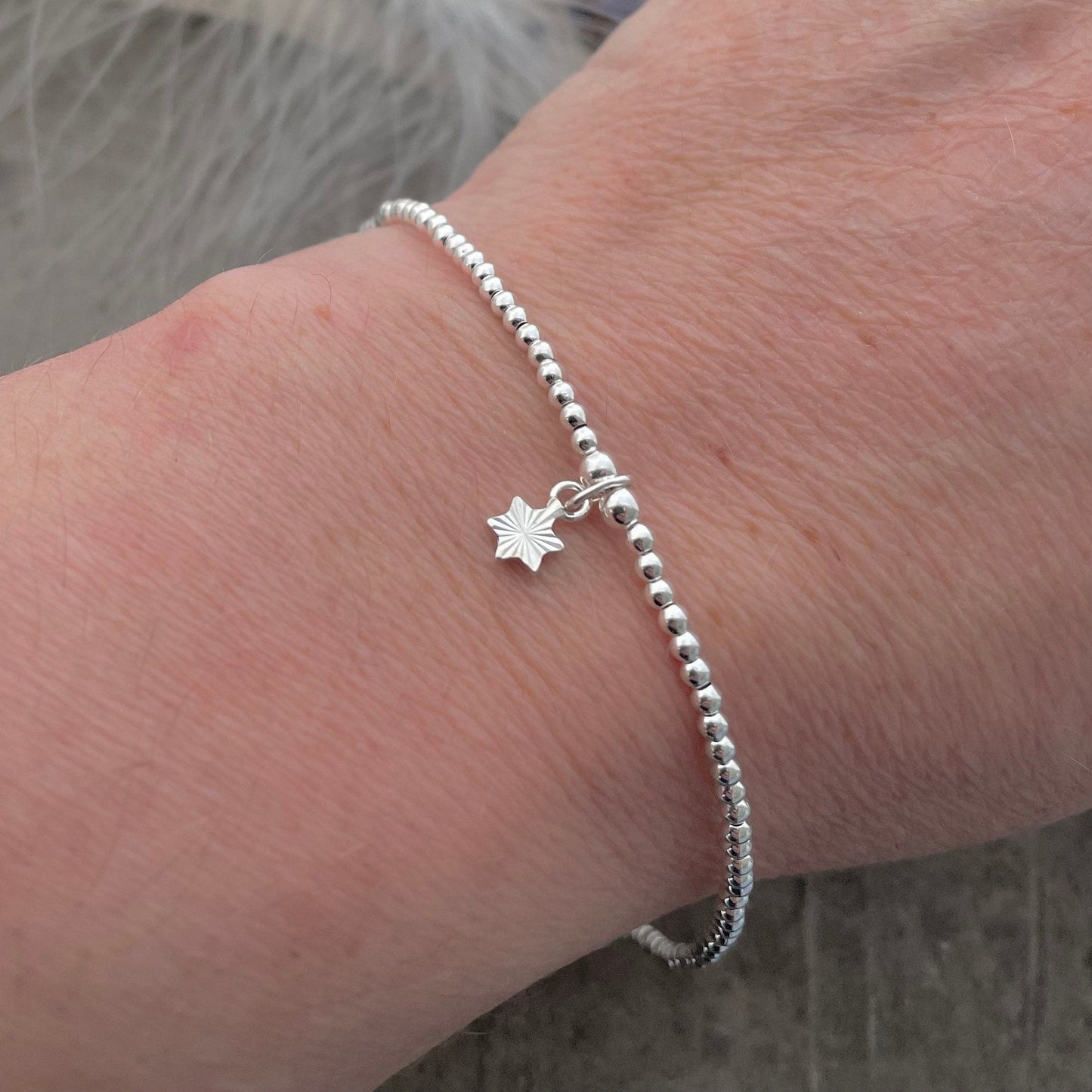 Stacking Charm Bracelet, Sterling Silver Charm Bracelet