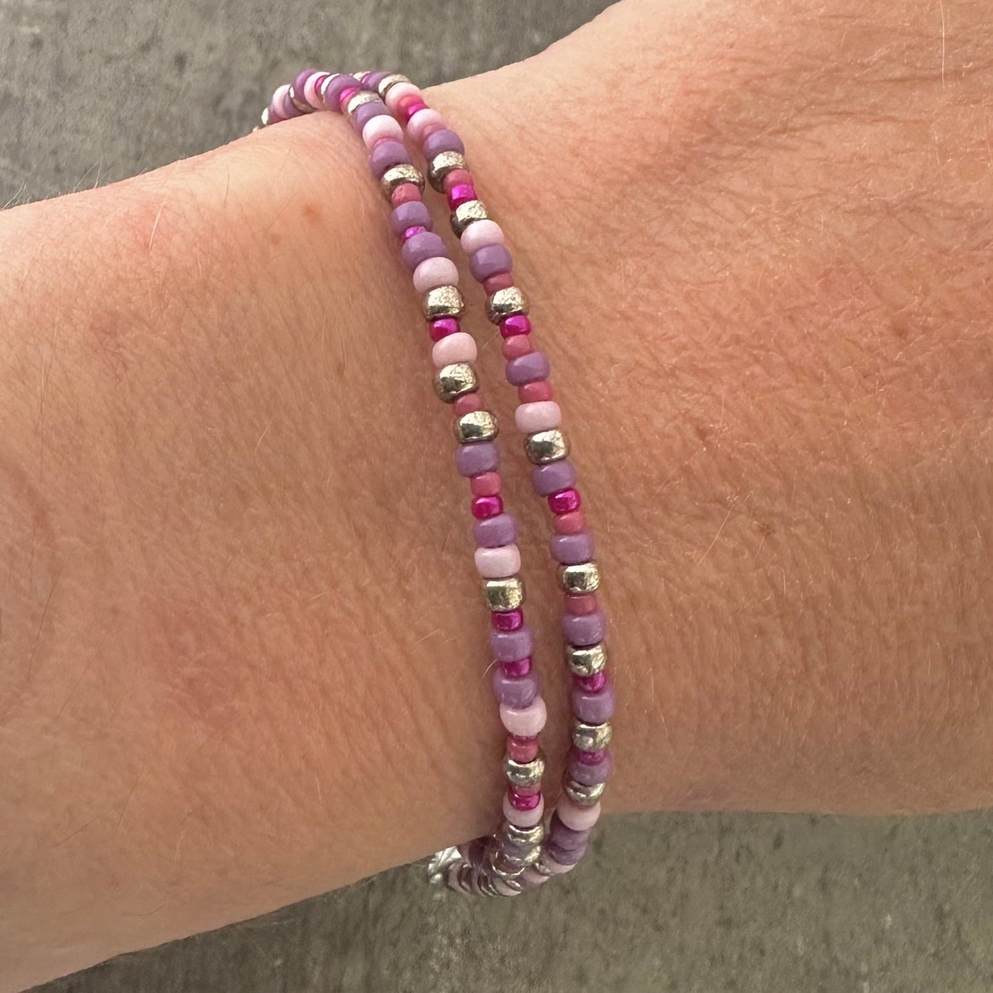 Seed Bead Wrap Bracelet