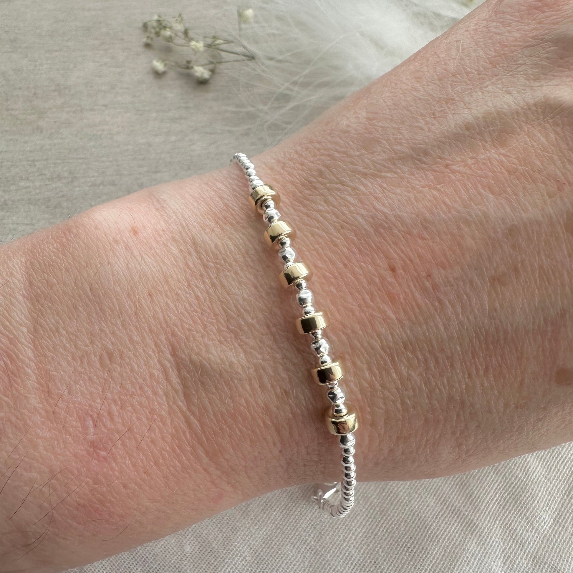 6 Decade Bracelet 60th Birthday Jewellery Gift for Her in Sterling Silver