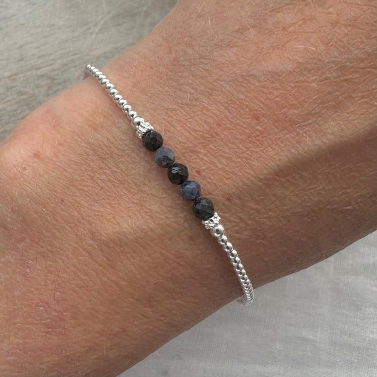Blue Sapphire Bracelet, September Birthstone