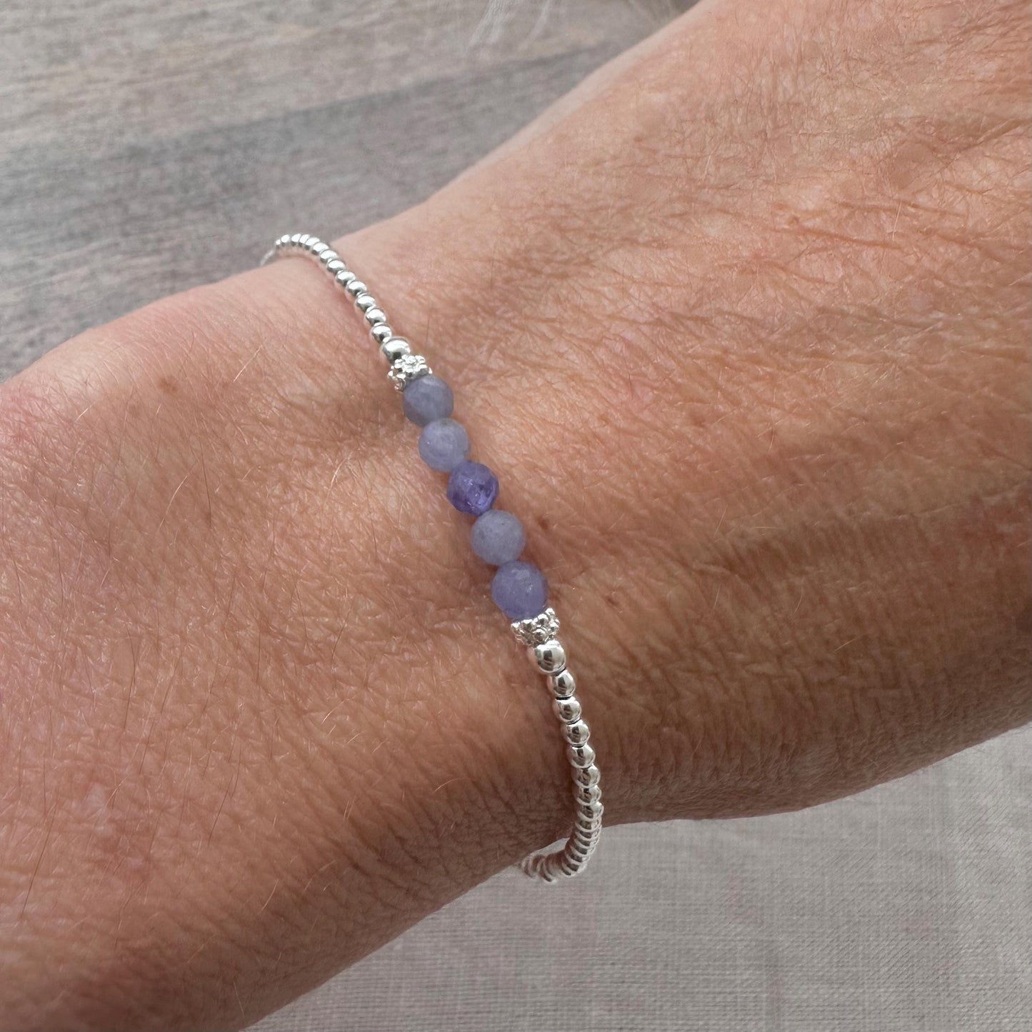 Tanzanite Bracelet, December Birthstone