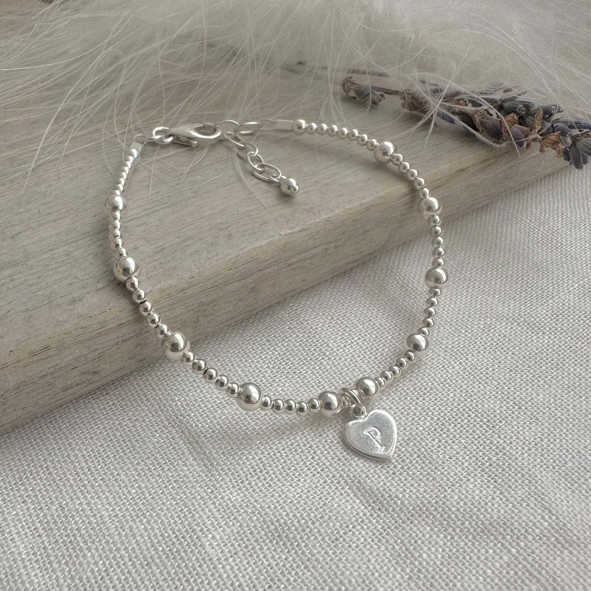 Personalised monogram Bracelet, Initial Jewellery