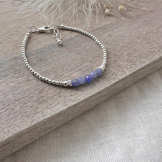 Tanzanite Bracelet, December Birthstone