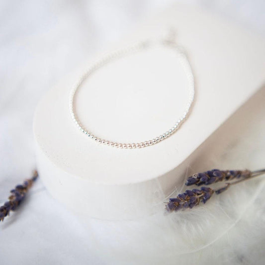 Silver Bracelet, Dainty Stacking Bracelet