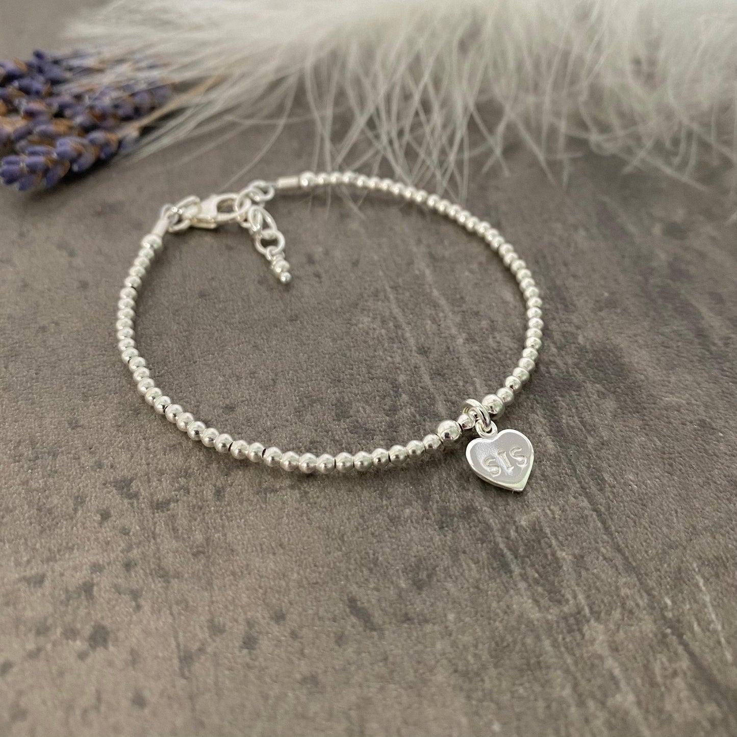 Dainty Sis Bracelet, Gift for Sister