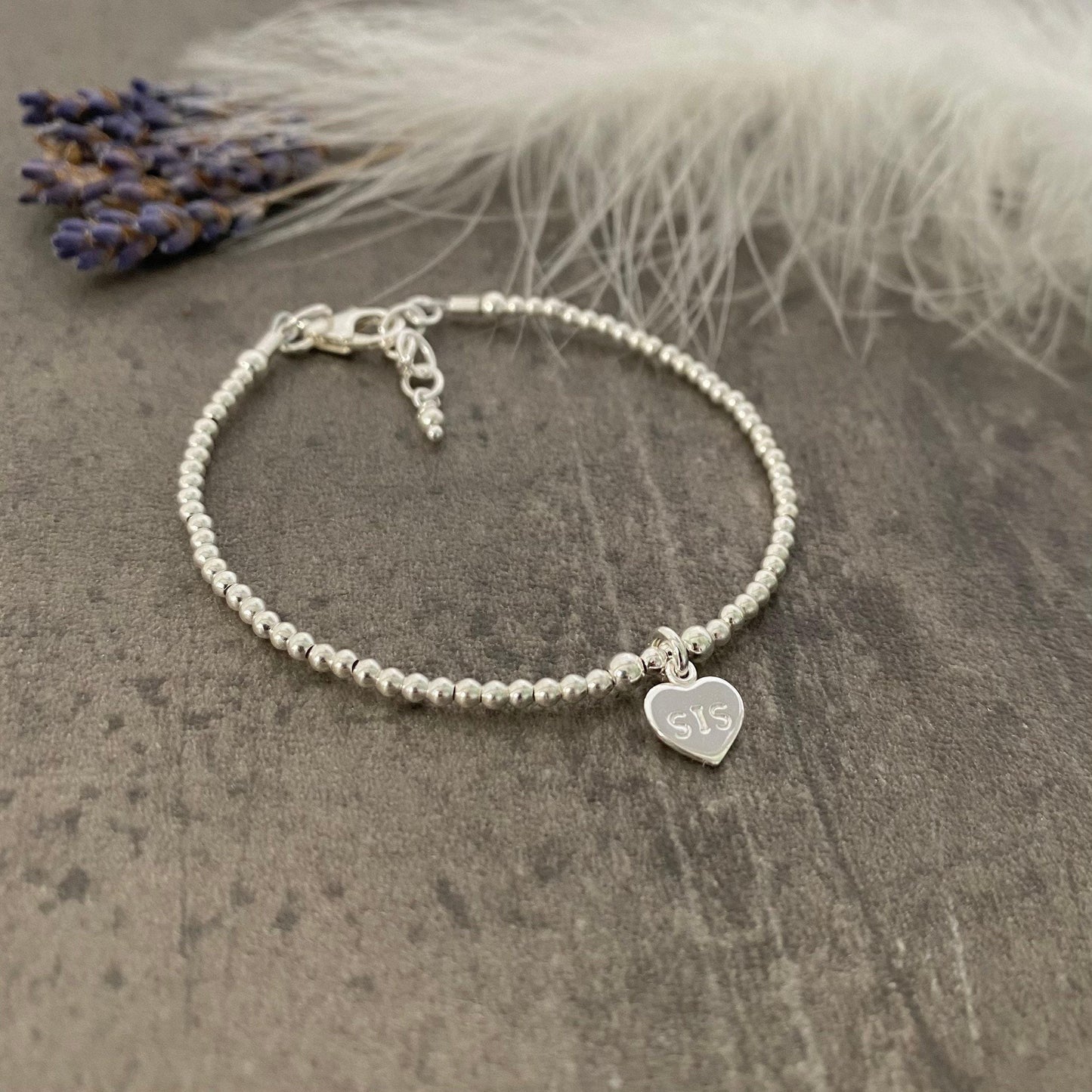 Dainty Sis Bracelet, Gift for Sister