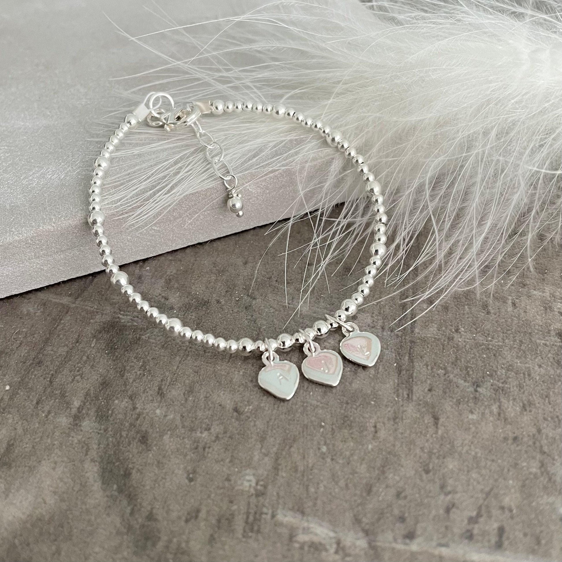 Dainty Personalised Bracelet, Family Initials Bracelet