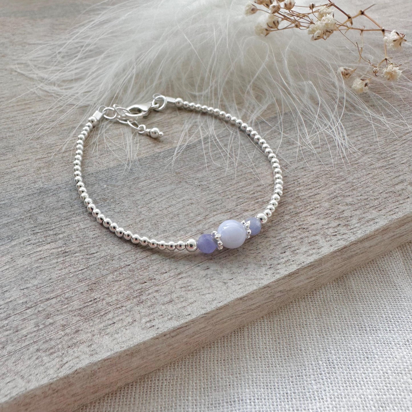 December Birthstone Bracelet, Tanzanite