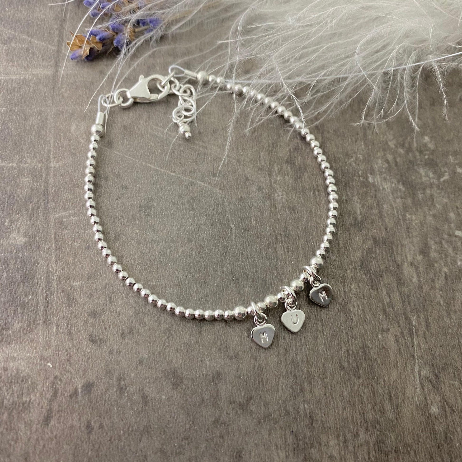 Dainty MUM Charm Bracelet, Mothers Day Gift