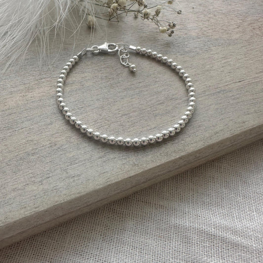 Sterling Silver Bracelet, Dainty Silver Jewellery