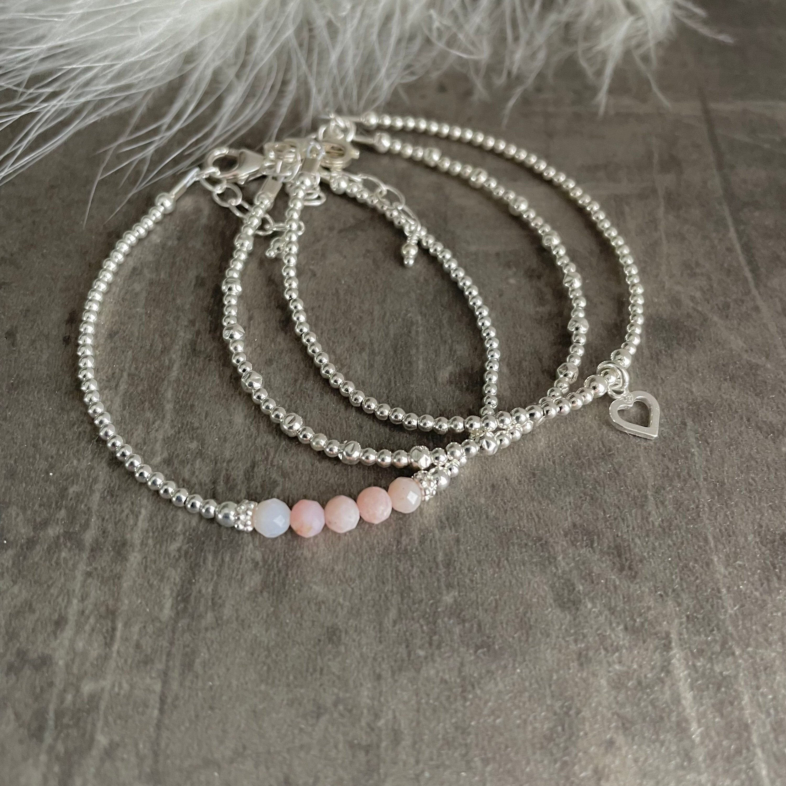 Pink Sunset Bracelet Set – Floridian Ocean Jewelry